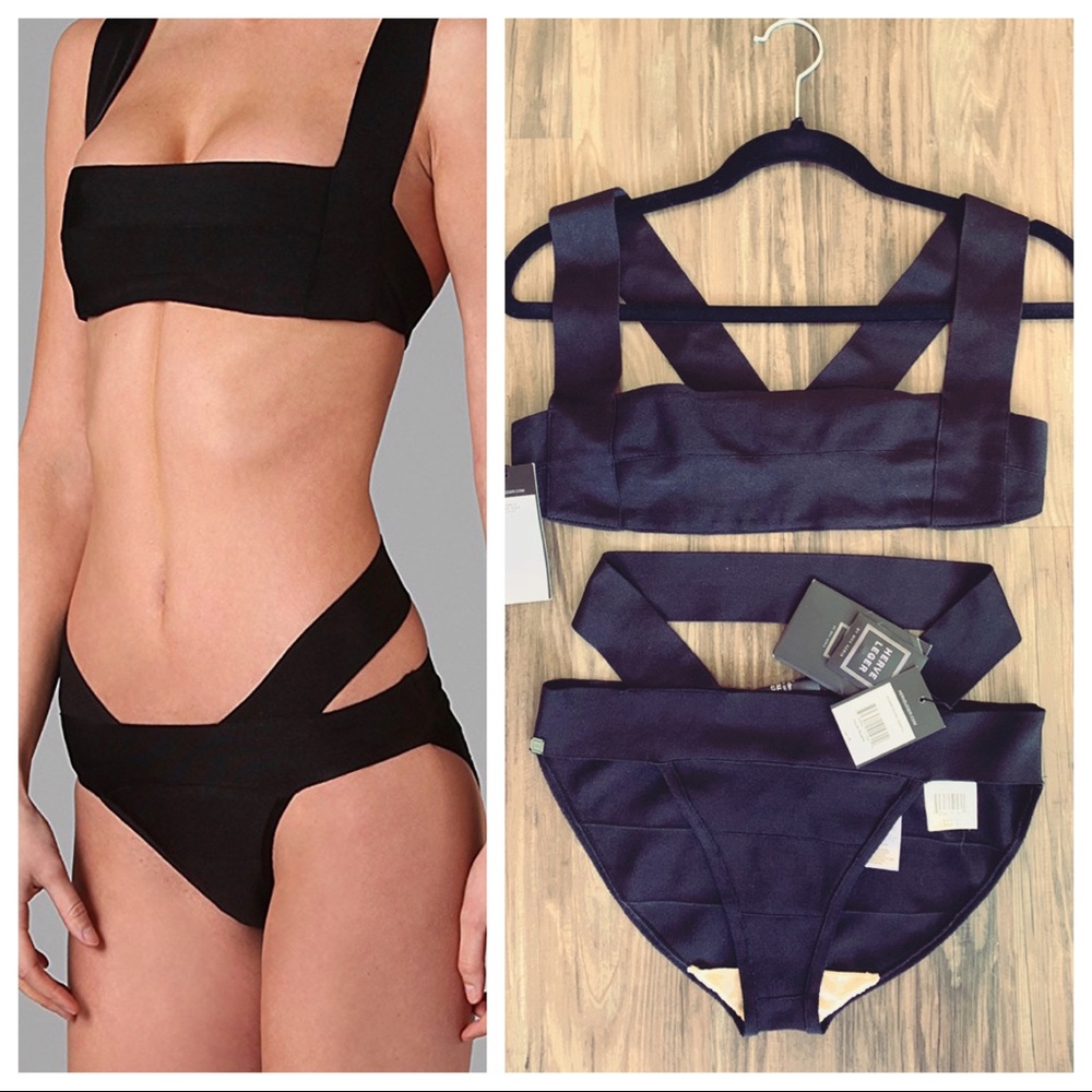 NWT Herve Leger Runway “Lucie” Bandage Bikini - M